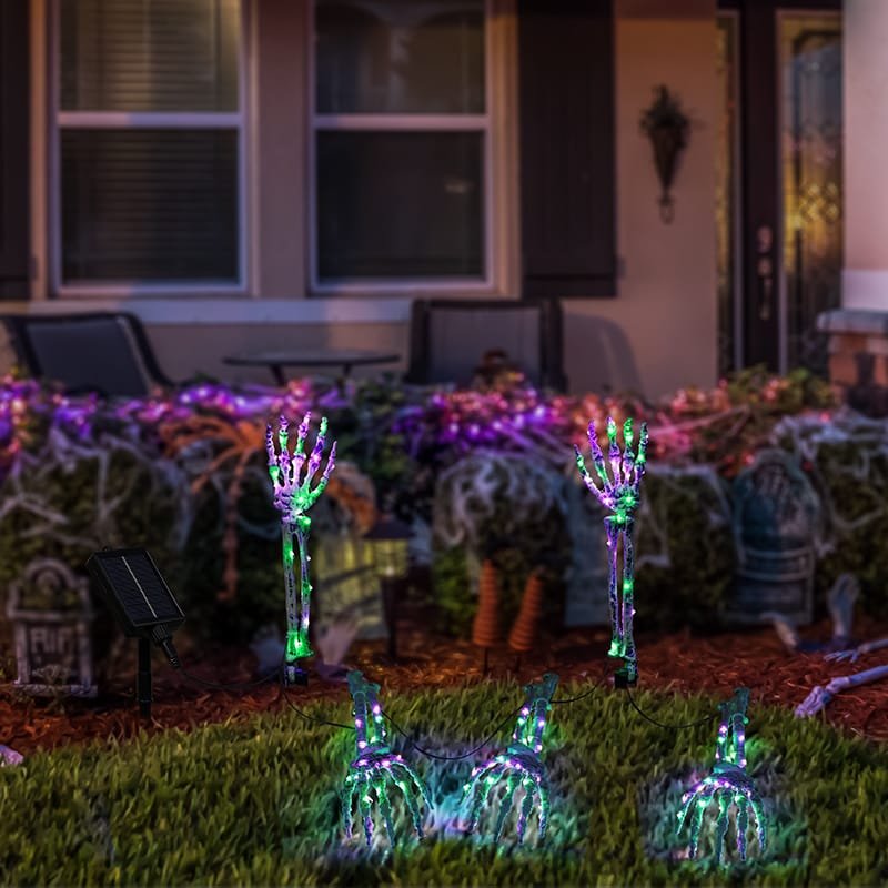 Halloween hand bone light