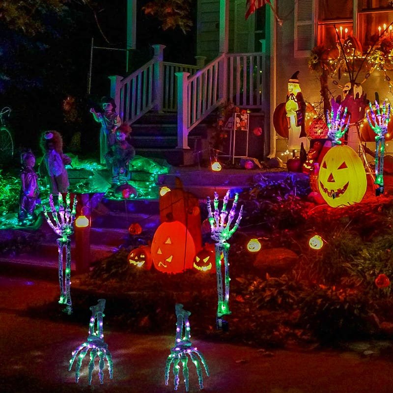 Halloween outdoor yard decorative lights