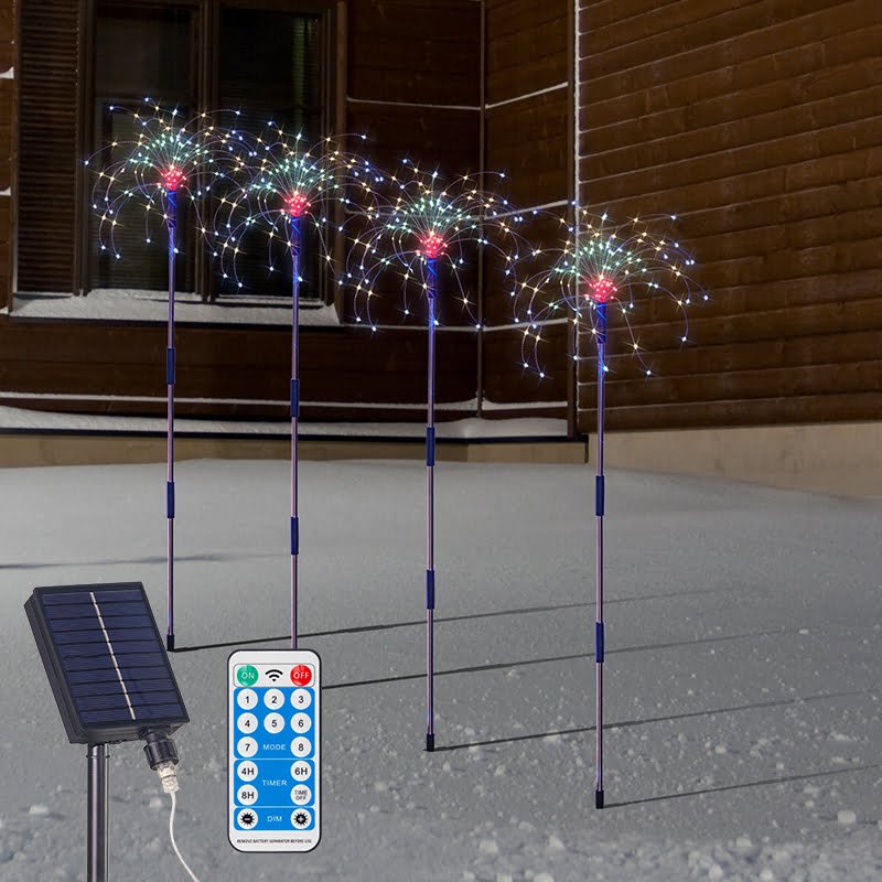 LED Firework Pathway Light