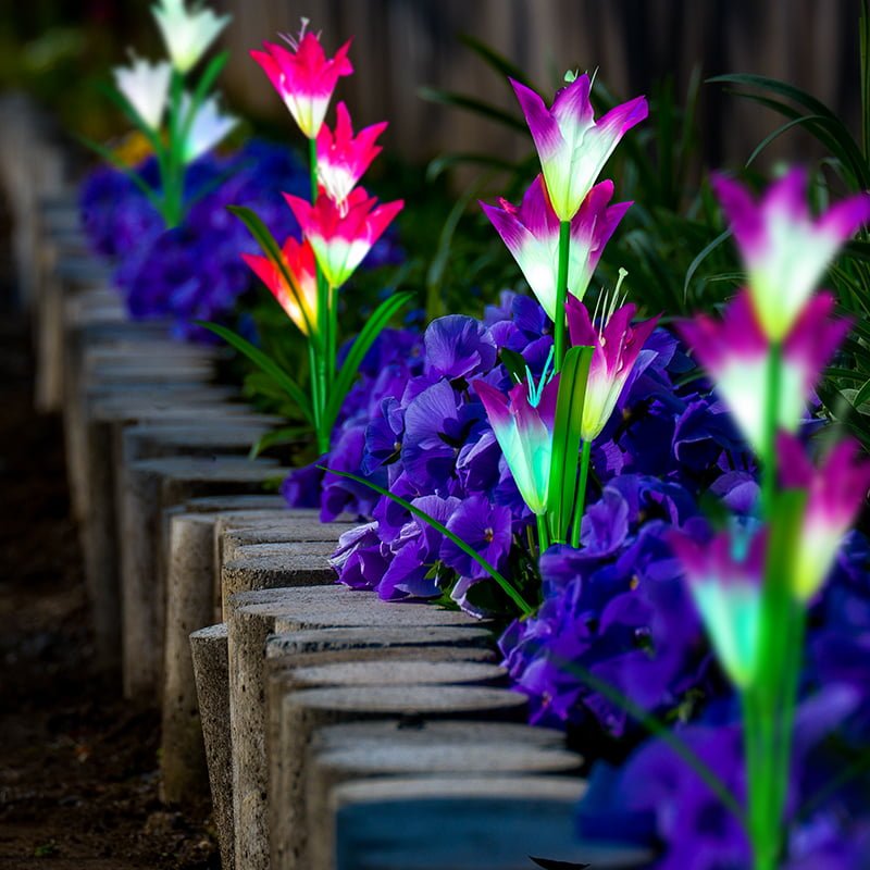 Solar Garden Lily Lights