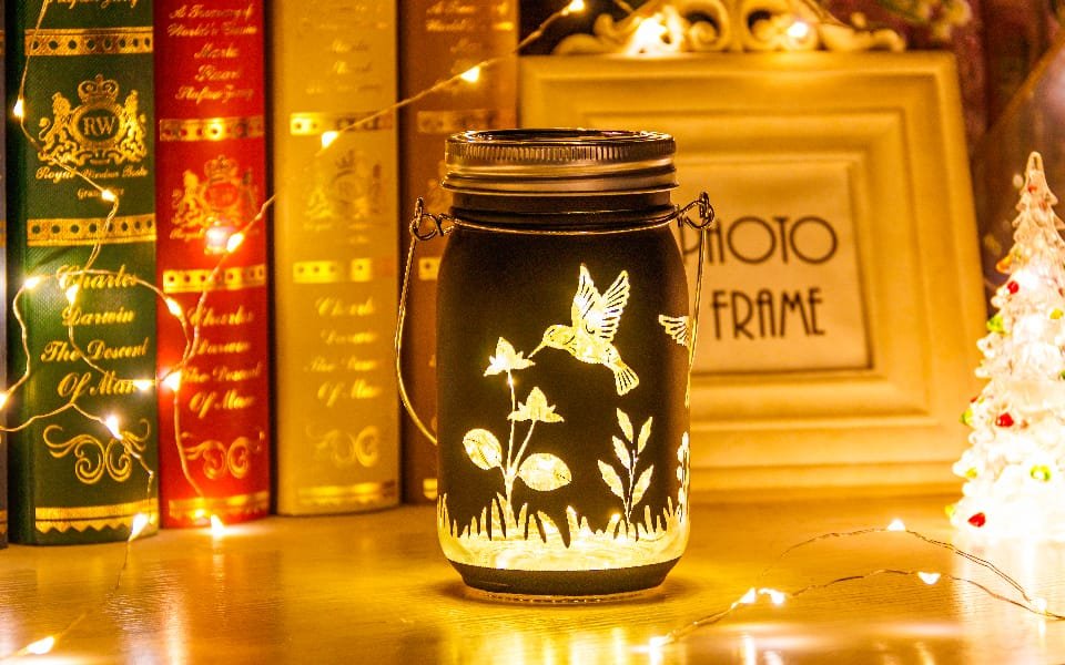 Solar mason jar