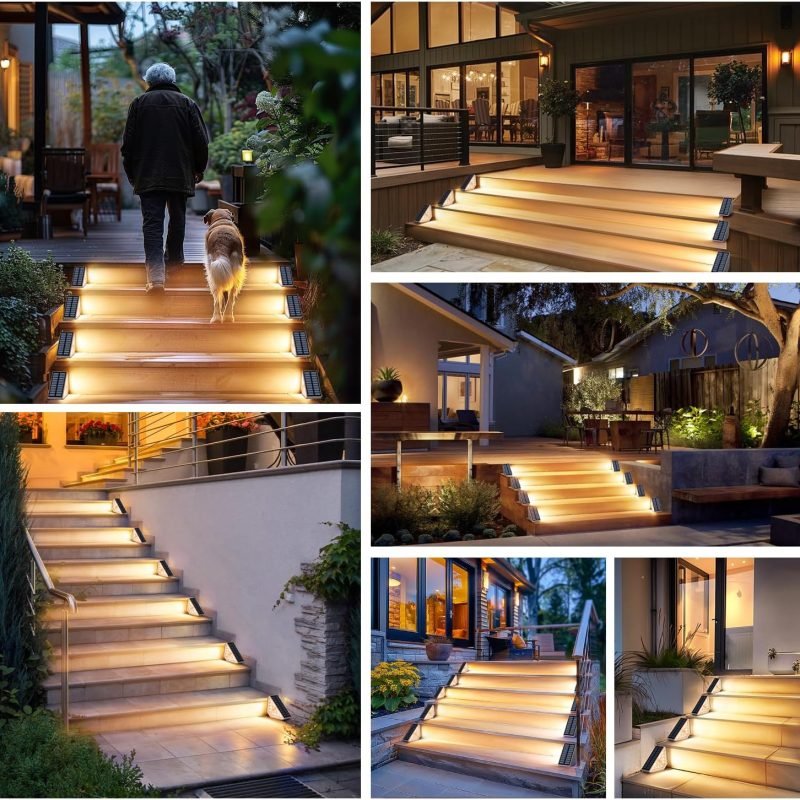 Custom Solar Step Lights