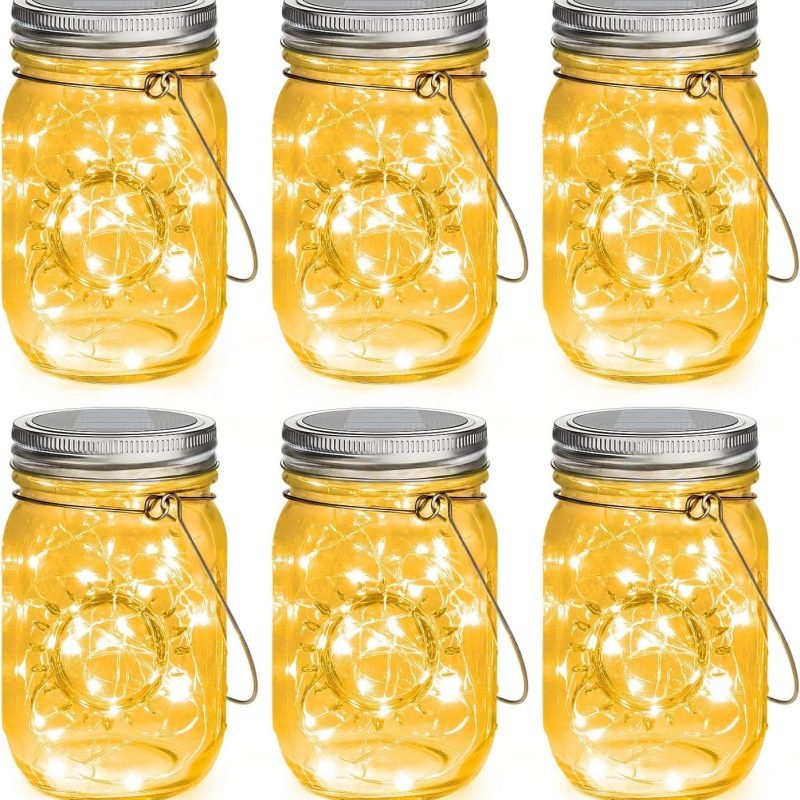 Hanging Solar Mason Jar Lights