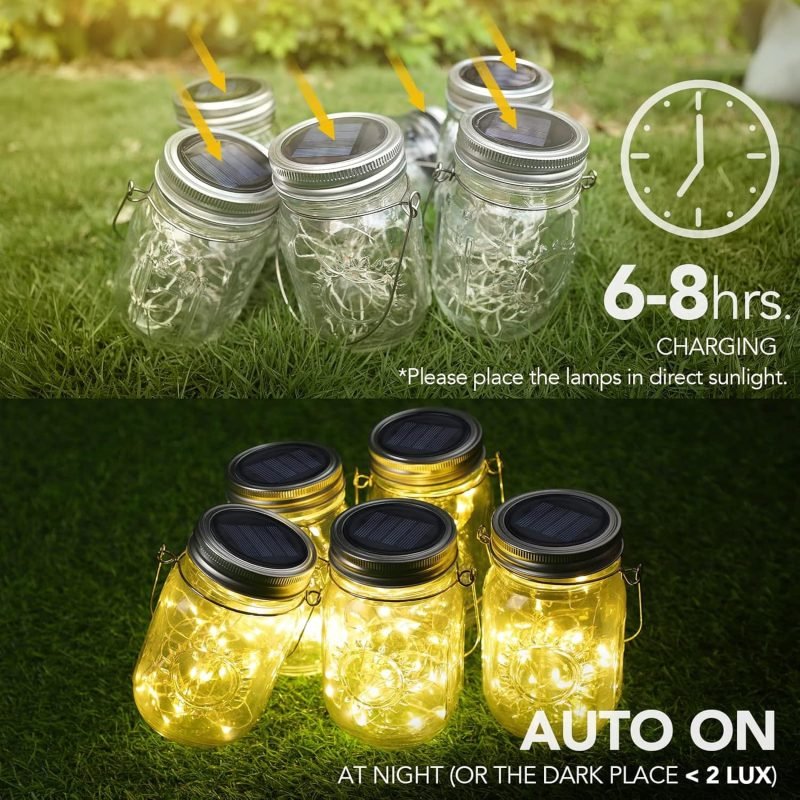 Solar Mason Jar Lights