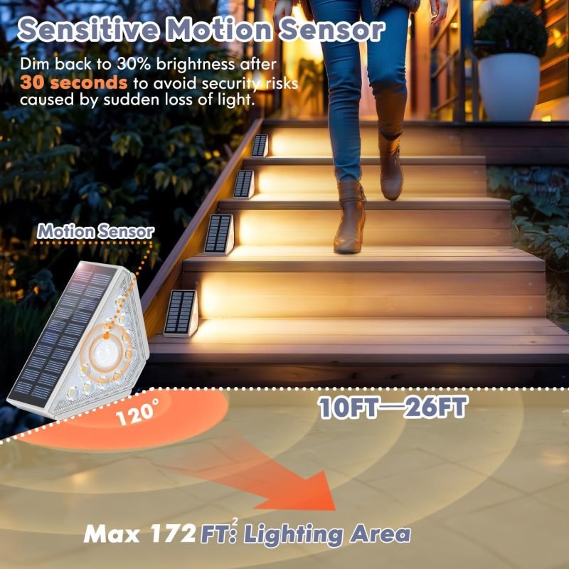 Solar step lights