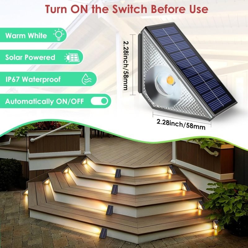 Solar step lights